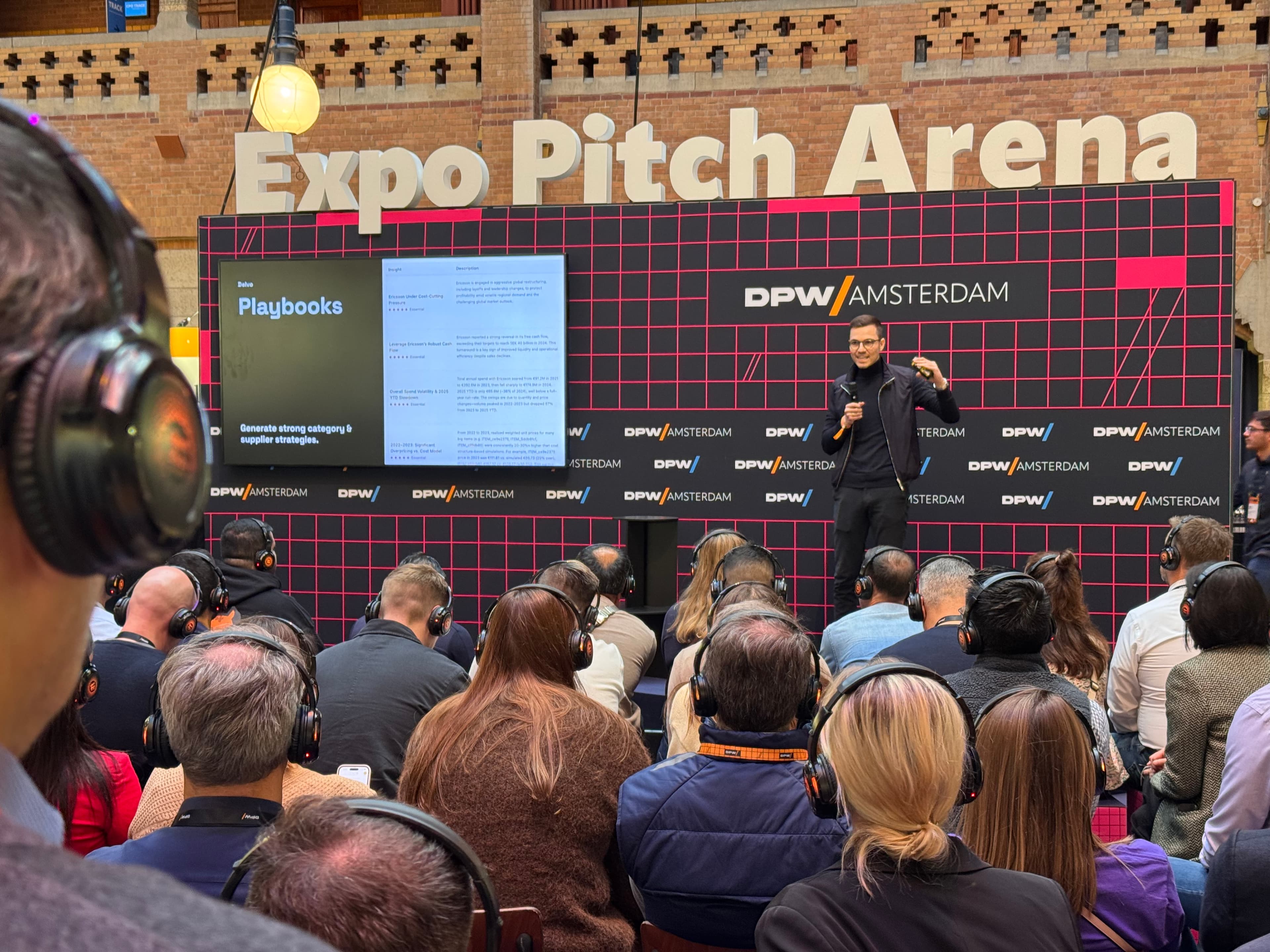 Pitching at DPW Amsterdam Expo